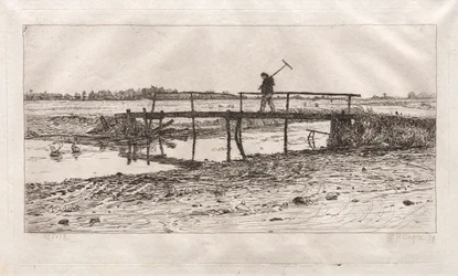 Fußgängerbrücke, Worth, 1879