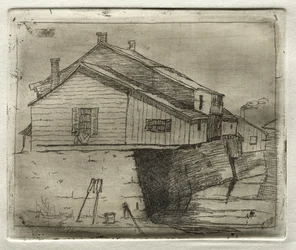 Haus über Wasser, 1878