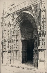 Eingang der Kirche St. Merri, 1915