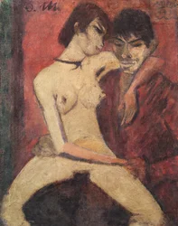 Sitzende Zigeunerliebhaber, 1922