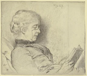 Die lesende Luise Scholderer