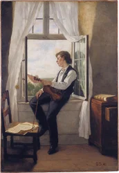 Der Geiger am Fenster
