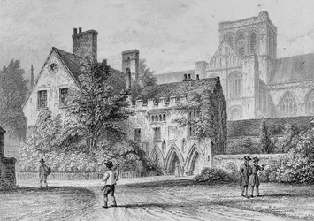 The Deanery Winchester, um 1830