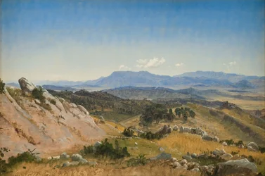 Felsige Hügel in der Nähe von Civitella