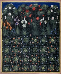 Garten aus Regia Carmina von Convenevole da Prato