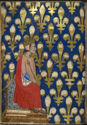 Robert von Anjou aus Regia Carmina von Convenevole da Prato