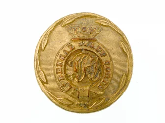 Knopf, Bengal Staff Corps, 1876-1891