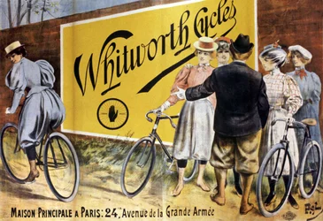 Whitworth Fahrräder, ca. 1900 (Illustration)