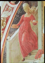 Die Geburt der Jungfrau (Detail)