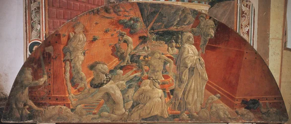 Die Sintflut und das Nachlassen der Wasser, 1447-48