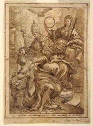 Die triumphierende Kirche über die Falschheit