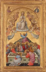 Mariä Himmelfahrt mit Medaillons des Erzengels Gabriel und Maria der Verkündigung