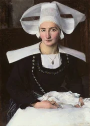 Frau aus der Bretagne