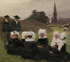 Les Bretonnes au Pardon, 1887
