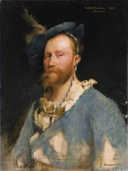 Porträt des Künstlers Gustave Courtois 1852-1923