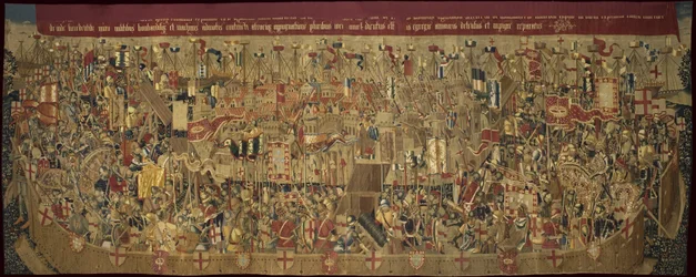 Die Pastrana-Teppiche, Herstellung von Tournai, wahrscheinlich aus der Werkstatt von Passchier Grenier, ca. 1471 - 1475