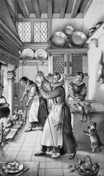 Küche des 16. Jahrhunderts