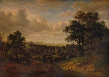 Ein Blick auf die Themse: Greenwich in der Ferne, 1820