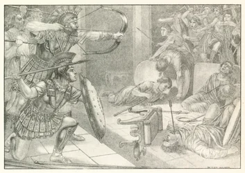 Illustration für Homers Odyssee