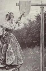 Illustration für Barchester Towers von Anthony Trollope (Lithographie)