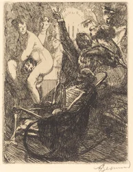 Die Orgie, 1900