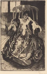 Das Seidenkleid (La robe de soie), 1887
