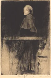 Frau mit einem Umhang, 1889