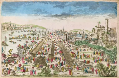 Der Jahrmarkt von Beaucaire und eine Ansicht von Tarascon