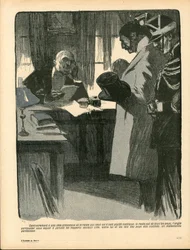 Die Butterplatte, Satirisch in Farben