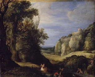 Landschaft mit Latona und den lykischen Bauern