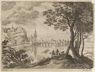 Stadt und Fluss
