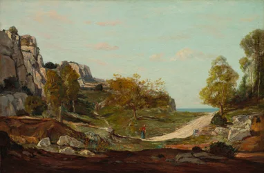 Landschaft bei Saint-André, in der Nähe von Marseille, ca. 1865