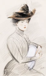 Eine elegante Dame