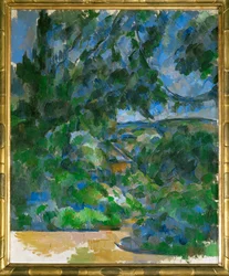 Blaue Landschaft