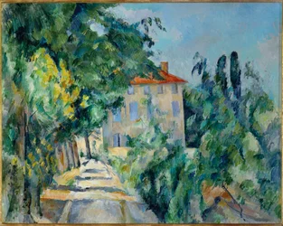 Haus mit rotem Dach