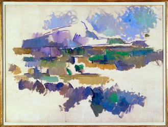 Der Berg Sainte-Victoire, gesehen von Lauves