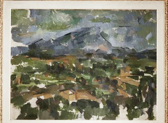 Mont Sainte-Victoire von Les Lauves aus gesehen