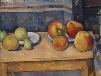 Stillleben mit Äpfeln und Birnen, ca. 1891-92