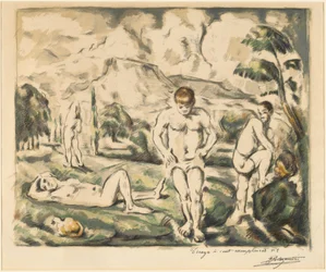 Die Badenden (Große Platte)