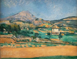 Die Ebene bei Montagne Sainte-Victoire. Blick von Valcros