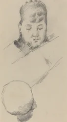Büste von Madame Cézanne [verso]