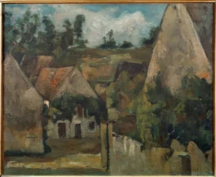 Kreuzung der Rue Rémy in Auvers