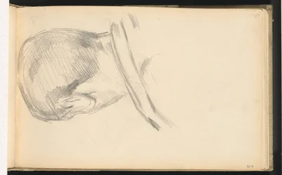 Kopf eines Jungen von hinten gesehen