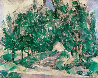 Die Allee am Jas de Bouffan