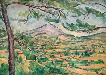 Mont Sainte-Victoire mit großer Kiefer, um 1887