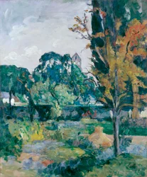Landschaft mit Kirchturm