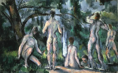 Studie von Badenden, 1890