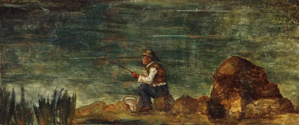 Der Fischer auf dem Felsen