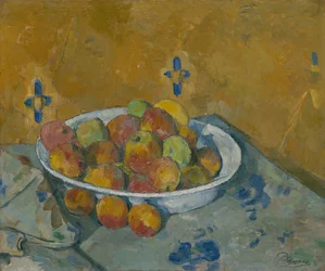 Der Teller mit Äpfeln, ca. 1877