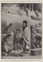 Felle für den europäischen Markt, die Fallensteller der Hudson Bay Company bei der Arbeit